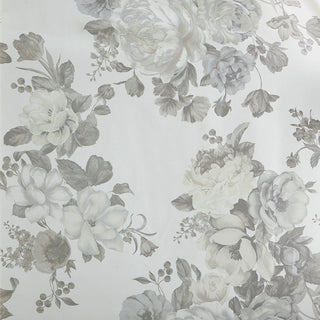 Madison Park Simone Printed Floral Rod Pocket and Back Tab Voile Sheer Curtain