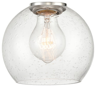 Athens 33" Bath Vanity Light, Matte Black, Seedy Shade