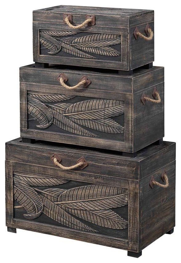 Set of Three Nesting Trunks
