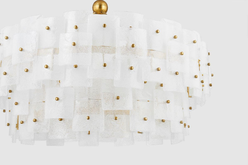 Jacik Chandelier, Vintage Gold Leaf