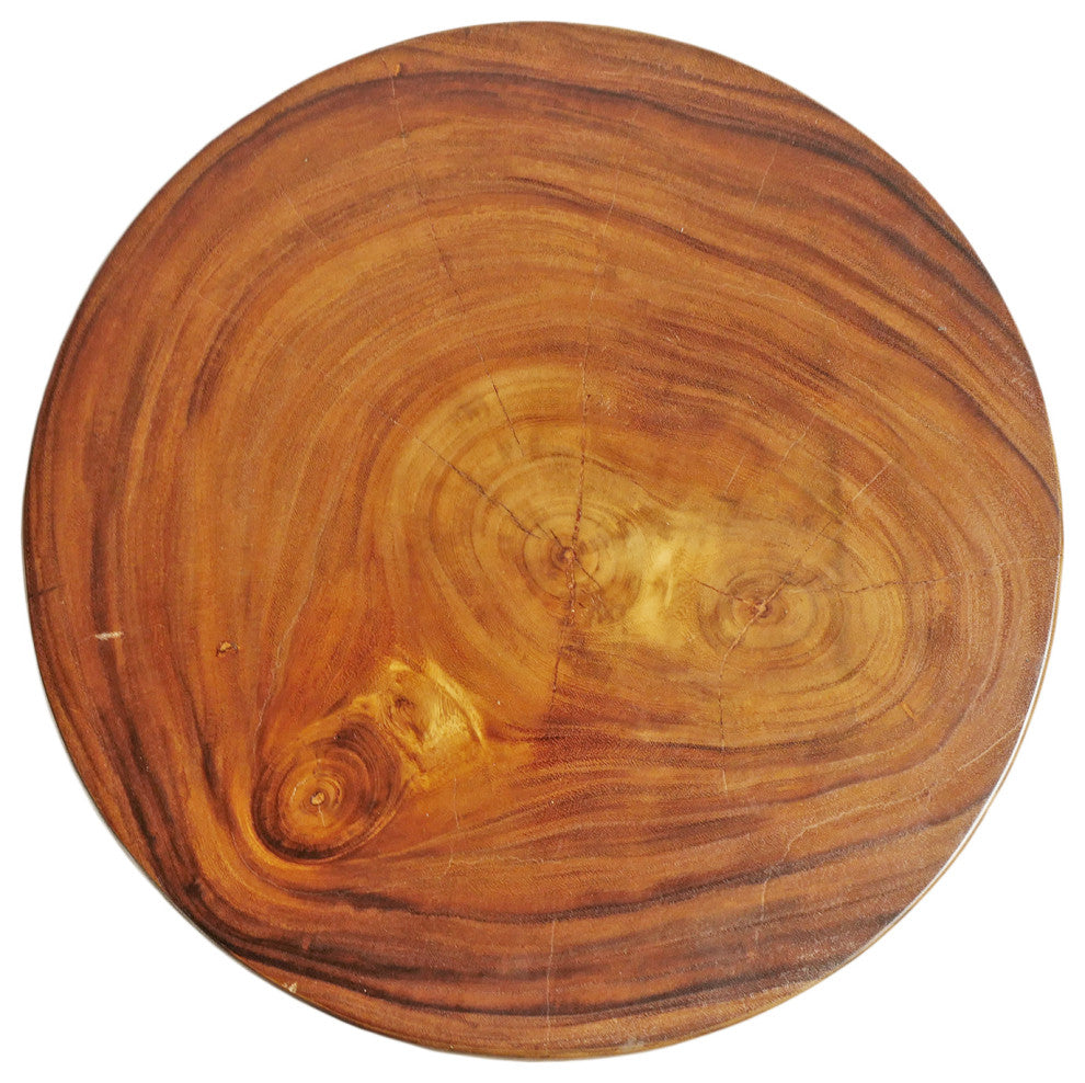 Monkey Pod Drum Stool Table 9