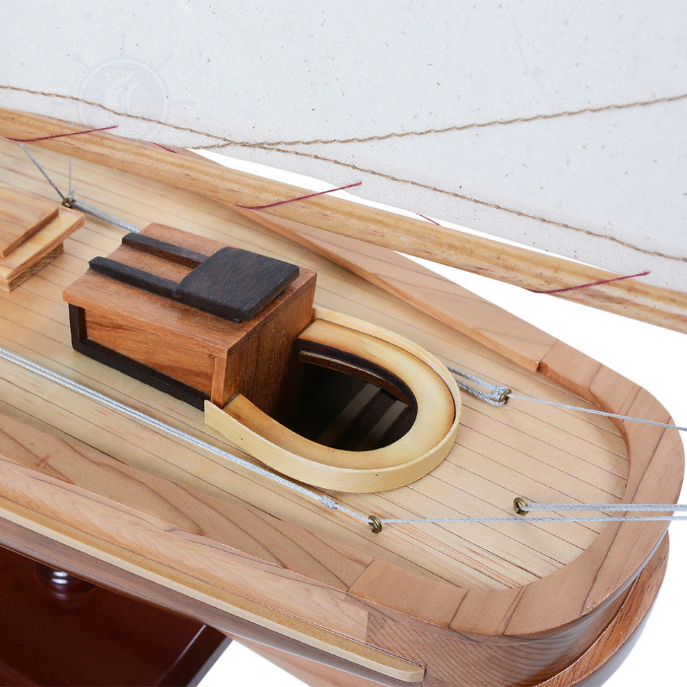 America Wooden model sailing boat