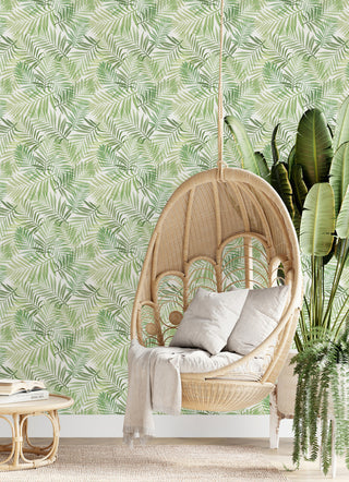 Green Tropical Vibe Peel & Stick Wallpaper