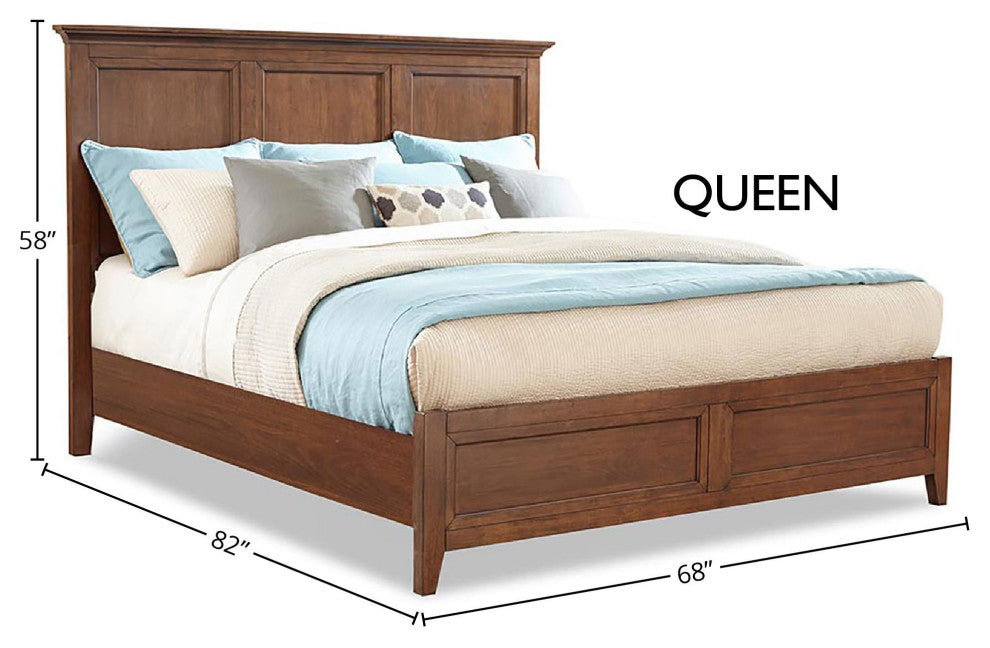 San Mateo Complete Standard Bed, Tuscan, Queen