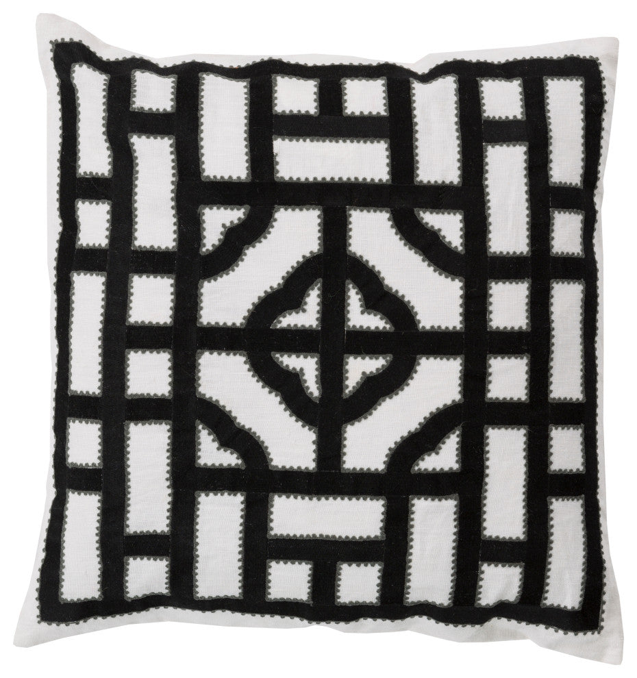 Surya Chinese Gate LD-046 22" x 22" Pillow Kit