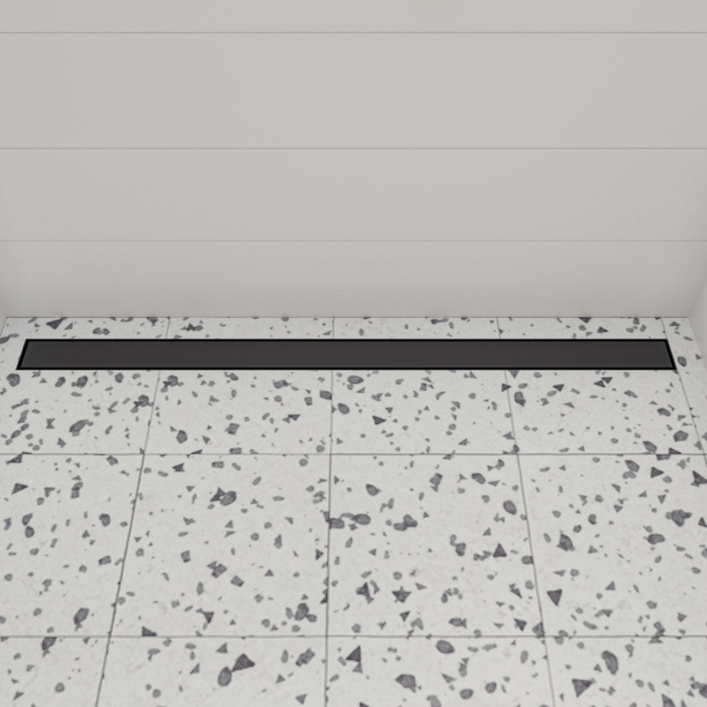 ALFI brand ABLD47B-BM 47" Brushed Stainless Steel Linear Shower Drain Cover