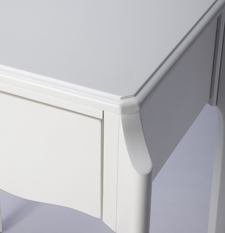 Butler Wilshire Glossy White Nightstand