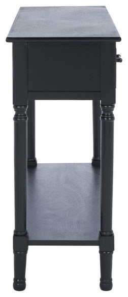 Safavieh Peyton 2 Drawer Console Table, Black