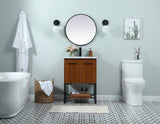 Sue 24" Single Bathroom Vanity, Teak