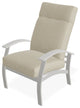 Belle Isle Cushion Outdoor Armchair, Huskie/Snow