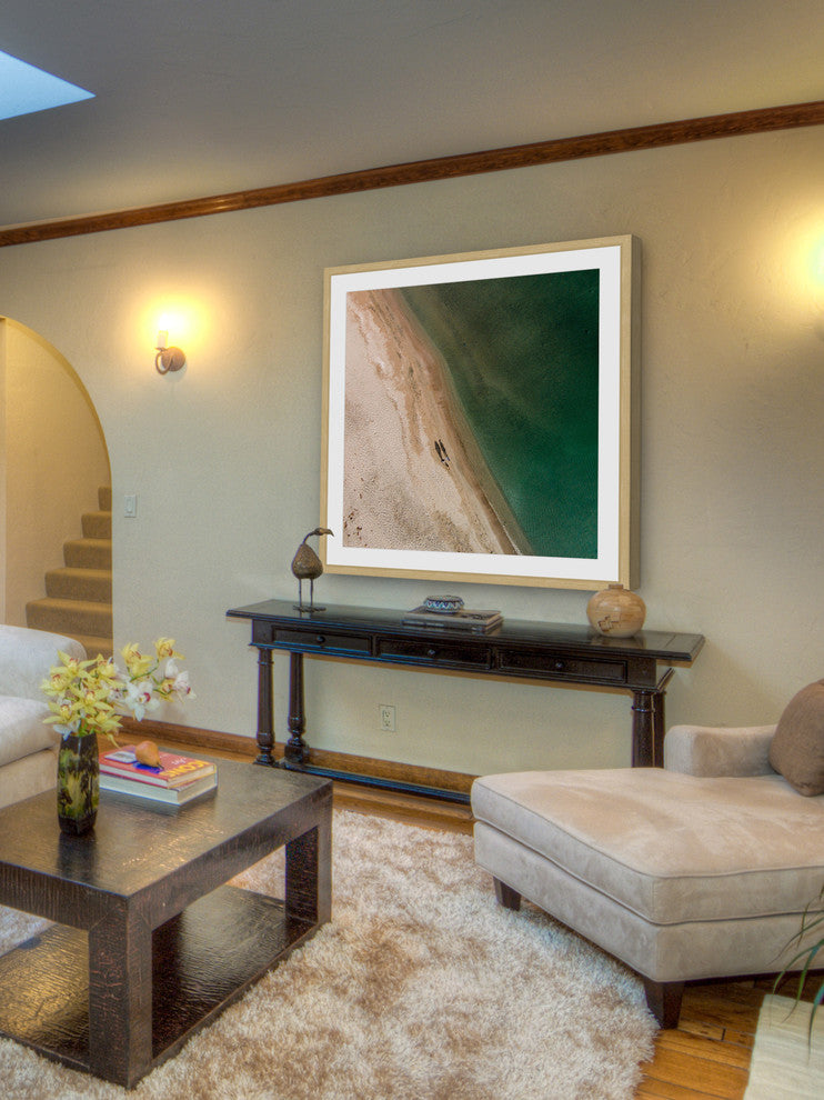 "Beached Whale" Framed Print by Karolis Janulis