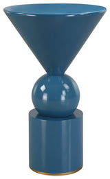 Uttermost - 22944 - Accent Table - Trig - Lustrous Blue