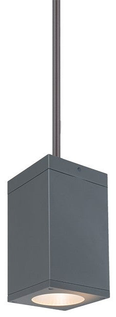 Cube Architectural 3000K 85CRI 25 Degree Beam Spread LED Pendant In Graphite