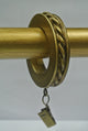 1 3/4" Rope Designer Curtain Rings, Renaissance Gold, Set of 7