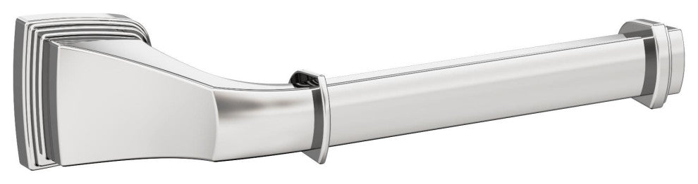 Revitalize Traditional Single Post Toilet Paper Holder, Chrome