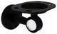 Clearview Tumbler and Toothbrush Holder, Matte Black