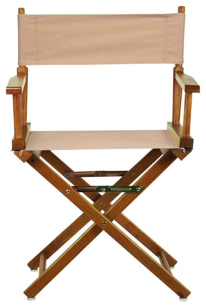 018" Director's Chair Honey Oak Frame-Tan Canvas