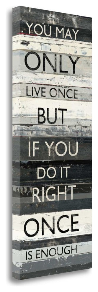 "Zephyr Quote I" By Mike Schick, Giclee Print on Gallery Wrap Canvas