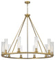 Zlite 3031-10RB 10-Light Chandelier, Clear