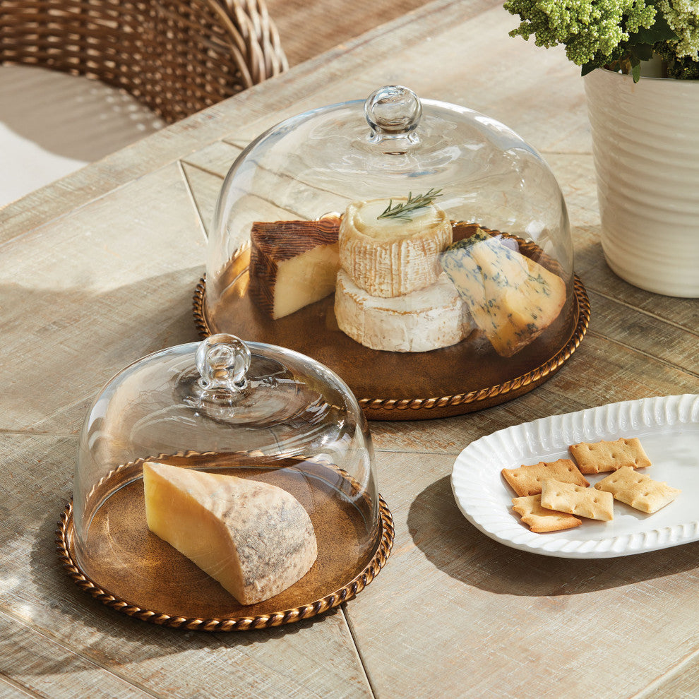 Braiden Tray, With Cloche, Large