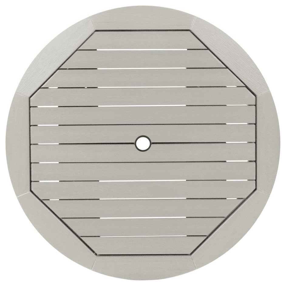 Round Dining Table, 36", Harbor Gray