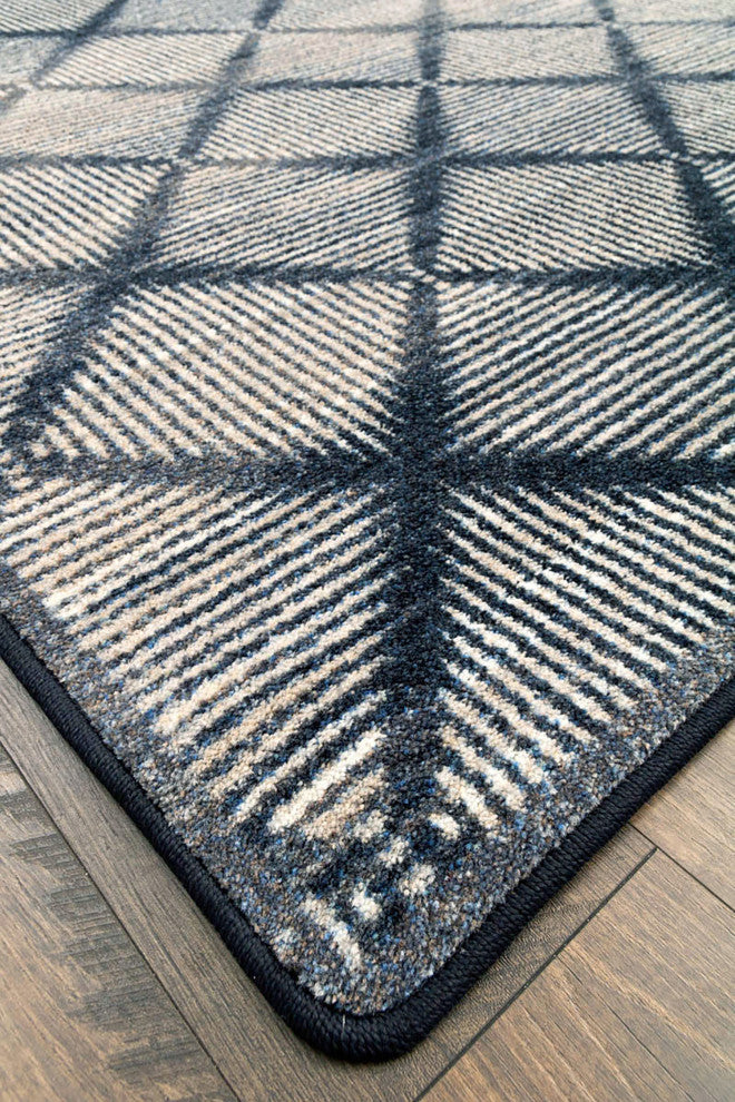 Diamond Weave, Royal Blue, 4'x5'