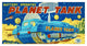 "Planet Tank" Digital Paper Print by Retrotrans, 46"x24"