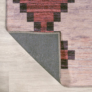 Timantii Modern Trellis Kilim Area Rug, 2x8