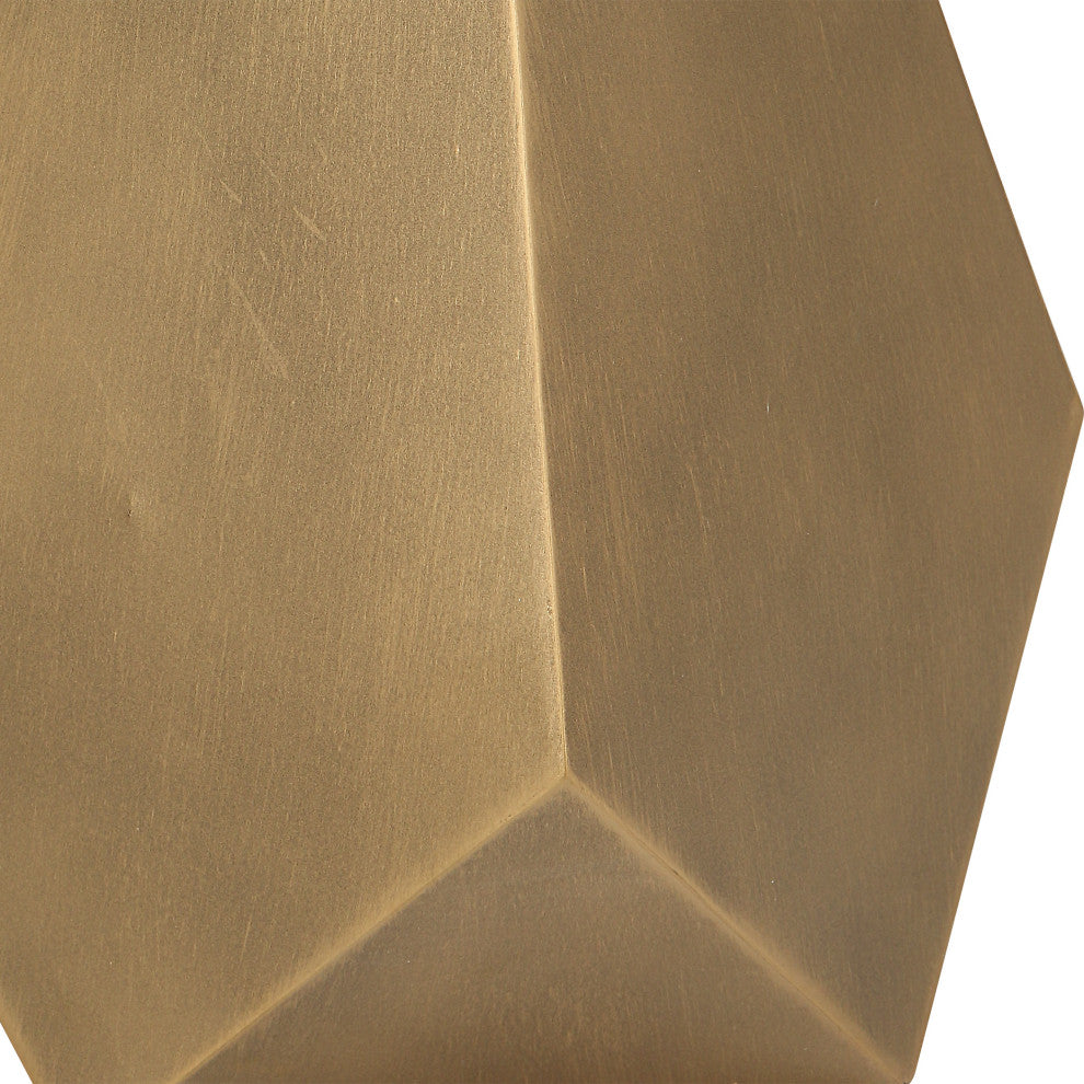 Uttermost 25211 Comet Geometric Bronze Accent Table