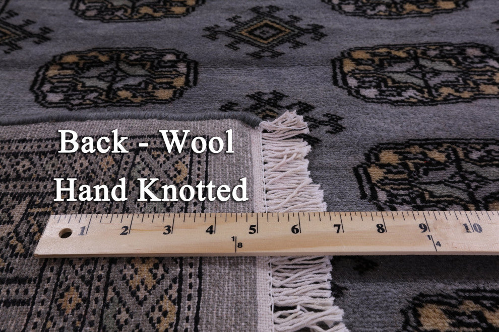 Hand-Knotted Signed Silky Bokhara Wool Rug 3' 3" X 5' 0" - Q13799