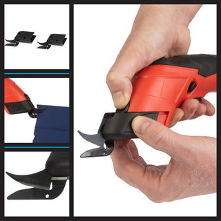 Cordless Electric Scissors Multipurpose Fabric, Leather, Carpet Cardboard Cutter