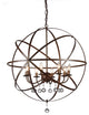 Jossie 8-Light Crystal 30" Bronze Finish Chandelier