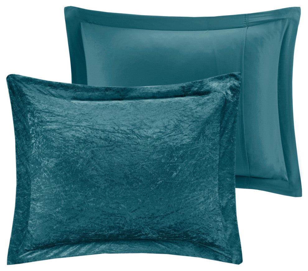 Intelligent Design Felicia Crushed Velvet 4-Piece Comforter Set