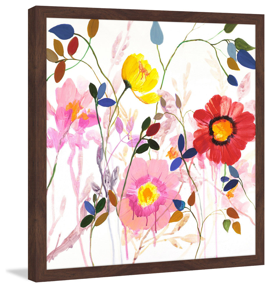 Marmont Hill, "Woodland Garden" by Julie Joy Framed Painting Print, 24x24