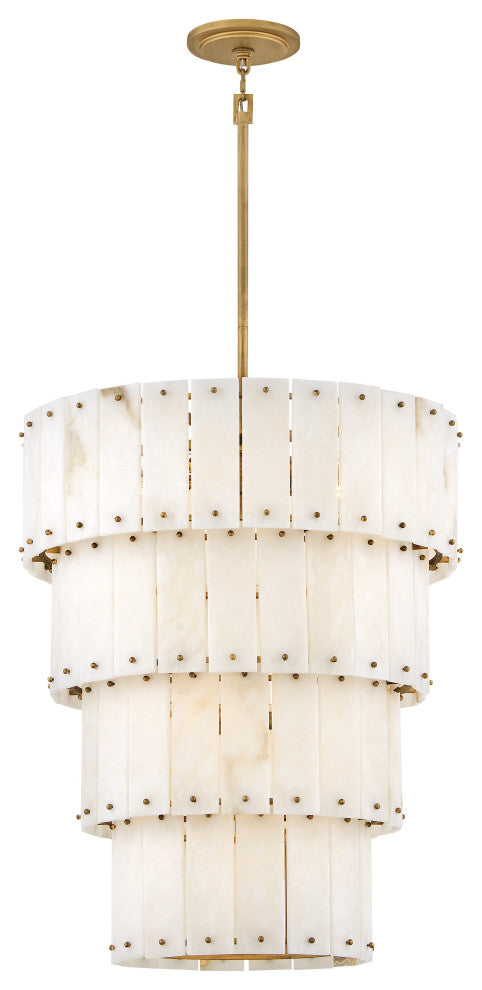 Fredrick Ramond Simone Medium Multi Tier Chandelier, Burnished Gold