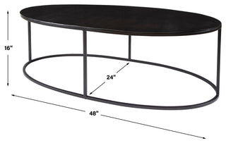 Uttermost Coreene Oval Coffee Table