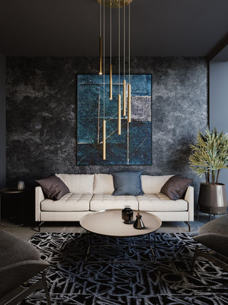 Eli Six Pendant, 54W 120, 277V, Black