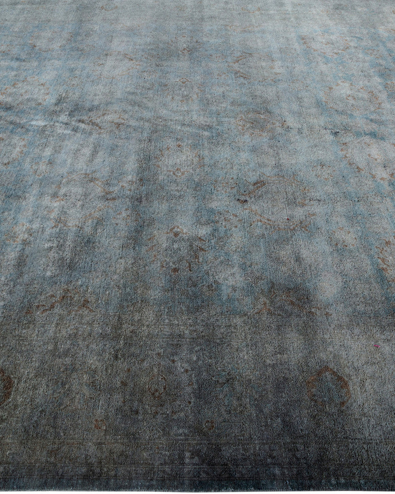 Fine Vibrance, One-of-a-Kind Hand-Knotted Area Rug Ivory, 9' 1 x 11' 10