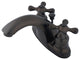Kingston Brass 4" Centerset Bathroom Faucet, Oil Rubbed Bronze