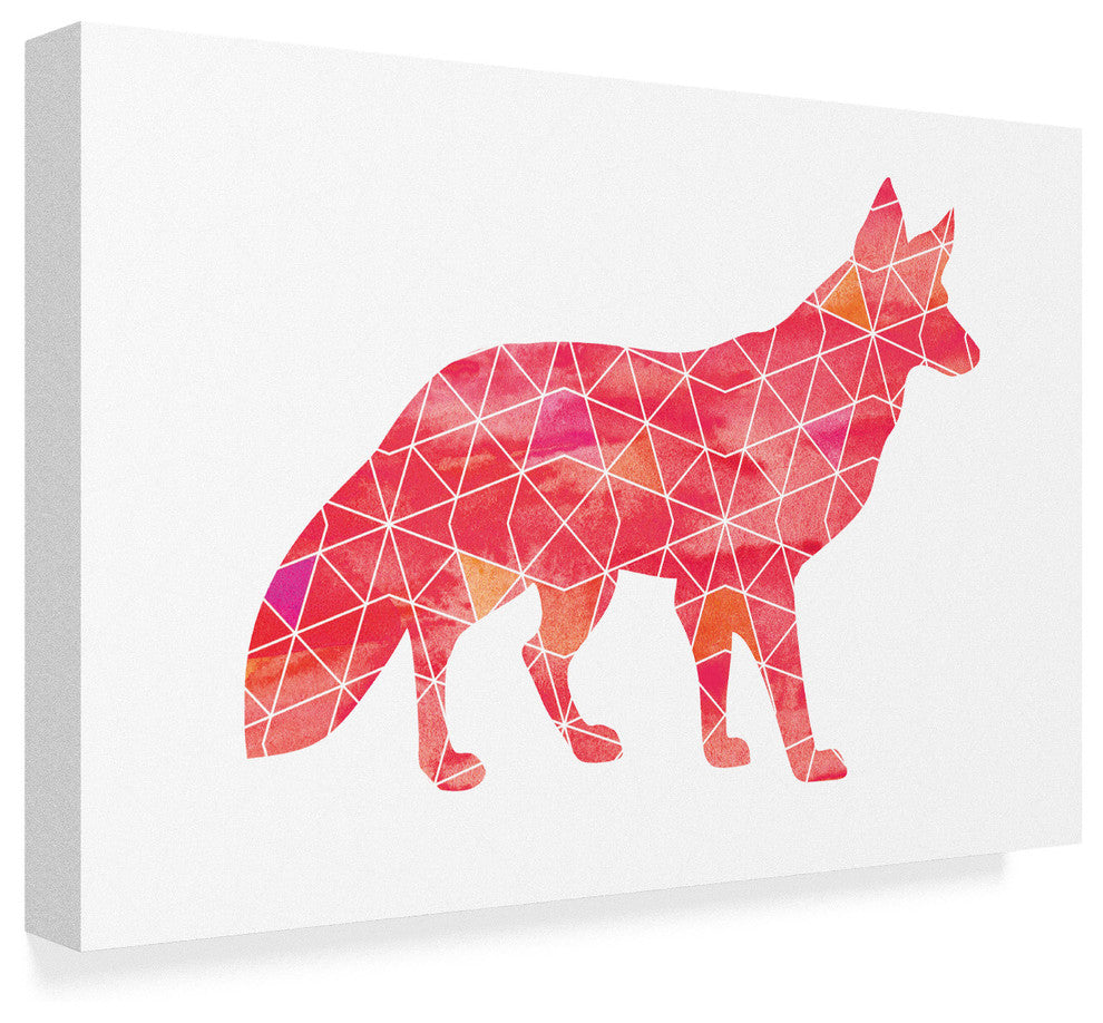 "Fox" by Erin Clark, Canvas Art, 22"x32"