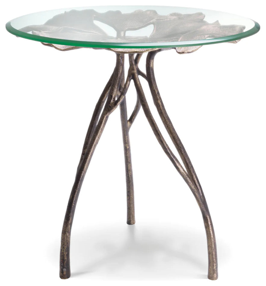 Round Glass Side Table | Eichholtz Poseidon