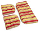 U-Shaped Spun Polyester Tufted Settee Cushion Set (Set of 3)