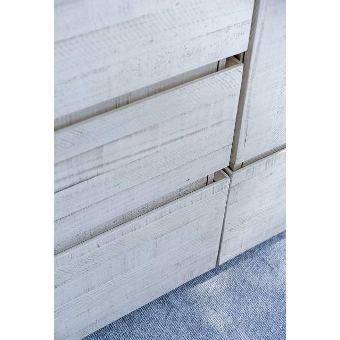 Fresca Formosa Modern 60" Rustic White Floor Standing Double Sink Vanity Set