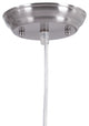 Pendant Ceiling Light Fixture, Steel Metal, Polyester, Natural, Lounge Cafe