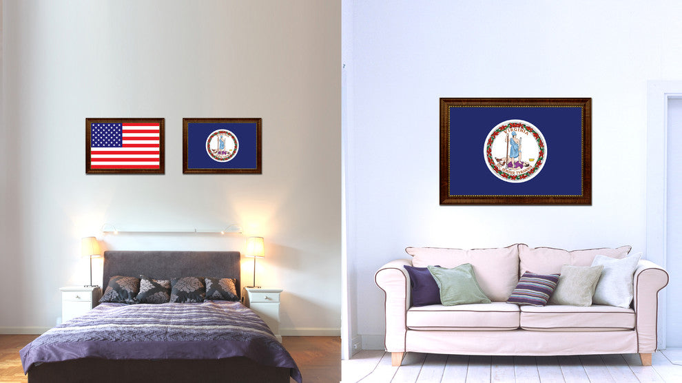 Virginia State Flag Canvas Print, 27"x39"