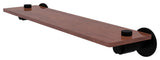 Tribecca 22" Solid Wood Shelf, Matte Black