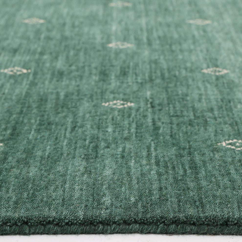 Simi One-of-a-Kind Handmade Area Rug Green, 3' 0'' x 5' 0''