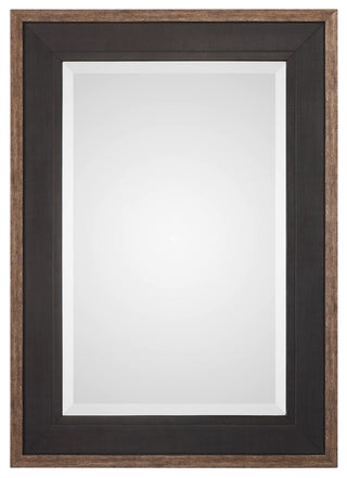 Staveley Rustic Black Mirror