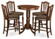 5 Pc Counter Height Set - High Table And 4 Dining Chairs