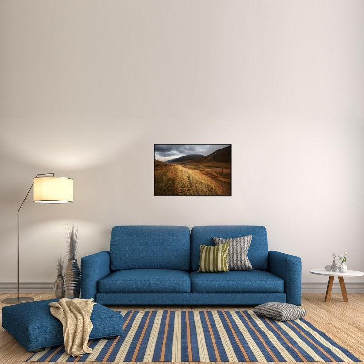 "Autumnal" Framed Canvas Giclee by Brin Ingibergsson-Bragi, 37x25"